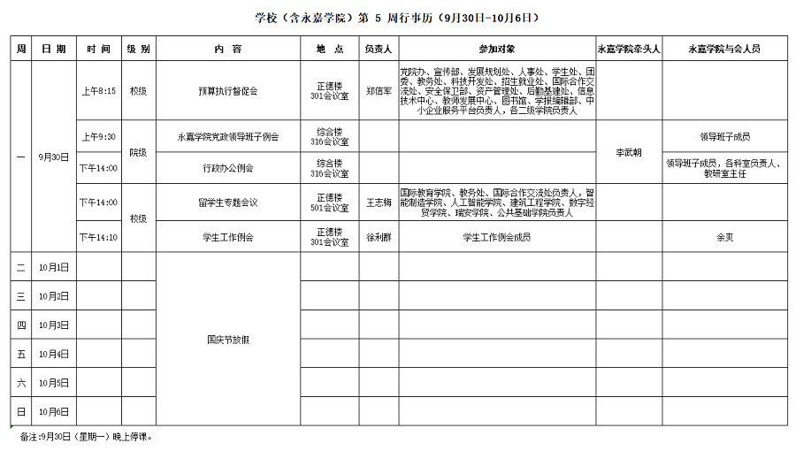 永嘉学院第5周行事历（9月30日-10月6日）.png