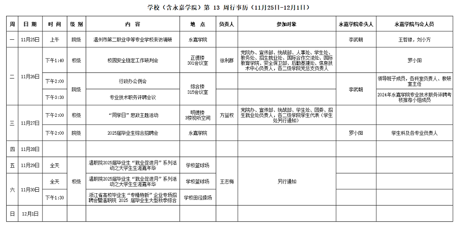 永嘉学院第13周行事历（11月25日-12月1日）.png